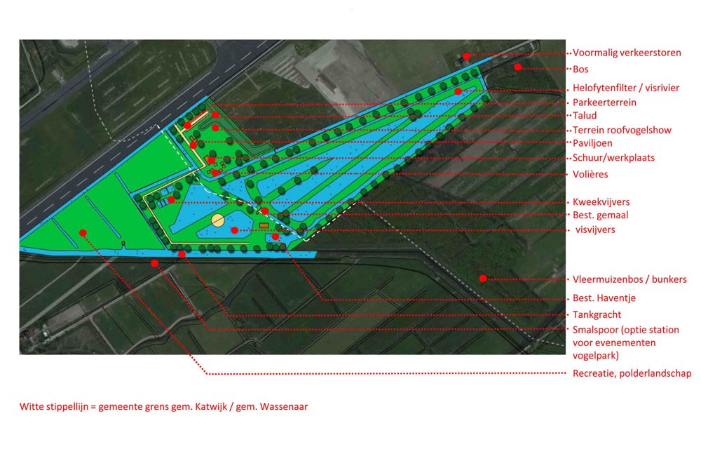 plan Forellenvisvijvers-roofvogelpark